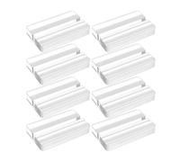 DECOMELODY 8 Porte-Cartes de Bureau Multifonctions en Acrylique Transparent, Supports pour Cartes de Visite et Numéros de Table, Présentoirs Polyvalents pour Mariages, Buffets et Événements