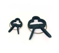 DECOMELODY 80 pièces Clips de Jardin Plastique PE Durables pour Support de Tiges et Vignes Grand Format Fixation Sûre sans Dommage Aux Plantes Kit pour Branches et Plantes Grimpantes