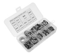 DECOMELODY 800 pièces Rondelles Plates Inox Assortiment Boîte Pratique pour Vis Écrous Maintenance Industrielle et Domestique