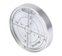 DECOMELODY à Bulle Acier Inoxydable Horizontal pour Chantier Extérieur Utilisation Topographie et Construction Liquide Blanc Boîtier Argenté Portable