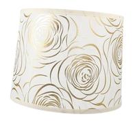 DECOMELODY Abat Jour Lampadaire Vintage à Motif Fleur de Abat Jour Compact Tissu et pour Lampe de Salon Chambre et Salle à Manger Décoration Maison Résistante et Pratique