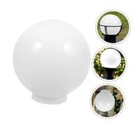DECOMELODY Abat Jour Sphérique Acrylique Opaque Diffuseur Lumineux pour Éclairage Extérieur Accessoire de Rechange pour Lampe de Jardin Installation Facile