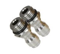 DECOMELODY Adaptateur Acier Inoxydable Connecteur Rapide Mâle pour Nettoyeur Haute Pression Raccord Tuyau Arrosage Robinet Compatible Pompe et Lance