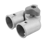 DECOMELODY Adaptateur Rotatif pour Manche à Balai à Franges 25 MM en Alliage D’Aluminium Joint de Rechange Réglable pour Outil de Nettoyage Ménager Pièce Détachée Solide pour Entretien