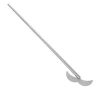 DECOMELODY Agitateur Expérimental en Acier Inoxydable 8X350 MM Palettes Doubles Tige D’Agitation Résistante Chimique et Haute Température Barre D’Agitation de Laboratoire pour Mélange