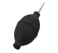 DECOMELODY Ampoule de Nettoyage Oreille et Œil Silicone avec Embout Long Noir Souffleur Polyvalent pour Lavage Aspiration et Élimination Cérumen Usage Domestique et Professionnel