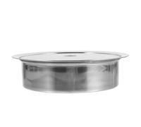 DECOMELODY Anneau D’Encastrement pour Plaque à Induction, Anneau Diffuseur de Chaleur en Acier Inoxydable, Léger et Souple, pour Table à Hot Pot et Barbecue Coréen, 1 Set