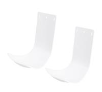 DECOMELODY Bacs à Savonnette Moussant Mural 2 Pièces Blanc sans Perçage Plateau Récupérateur Anti-Gouttes pour Distributeurs De Savonnette Automatiques Usage Domestique Salle De Bain