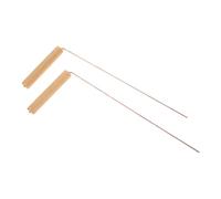 DECOMELODY Baguette de Sourcier Multifonction en Cuivre Lot de 2 Pôle de Divination Paranormal Portable Tige de Localisation d'Objets Perdus Accessoire de Divination à Usage Quotidien