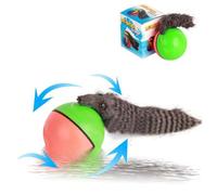 DECOMELODY Balle Électrique Interactive pour Chat et Chien Mécanique Souris Eau Balle Roulante et Améliore Lien avec Animal Couleur Aléatoire Couleur Aléatoire