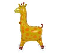 DECOMELODY Ballon Girafe Roues Décoration Anniversaire Animaux de Jungle pour Unique Attrayant pour Adultes
