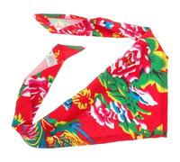 DECOMELODY Bandana Triangulaire Multifonction pour Cyclisme en Extérieur, Bandeau Sport Respirant en Tissu Fin Rouge, Couvre-Chef Léger et Confortable pour Hommes et Femmes, Accessoire