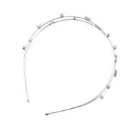 DECOMELODY Bandeau Cheveux à Double Rangée Avec Étoiles Strass Pour Femmes Accessoires Cheveux Élégants Pour Fête Mariage Et Enterrement De Vie De Jeune Fille