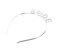 DECOMELODY Bandeau Mariage Bride avec Accessoire Mariée Élégant et Bijoux Tête Mariage pour Enterrement de Vie de Jeune Fille et Fête Prénuptiale