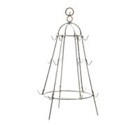 DECOMELODY Barbecue Acier Inoxydable avec Crochet Suspendu Rack de Cuisson Résistant et Pratique pour Camping Pique et Barbecue Extérieur