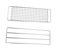 DECOMELODY Barbecue Acier Inoxydable Support de Casserole et Grille de Refroidissement pour Pique et Cuisson Plein Air et Pratique