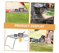 DECOMELODY Barbecue Acier Inoxydable Support Portable pour Grillades Plein Air Rack Maille pour et Égouttage des Graisses