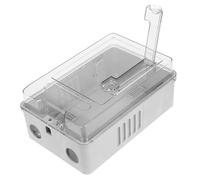 DECOMELODY Boîte de Distribution Plastique Transparente Étanche pour Intérieur et Extérieur Protection Robuste avec Fenêtre de Visualisation Petit Coffret Électrique Polyvalent pour Maison