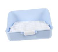 DECOMELODY Boîte De Lapin Toilette Pig Potty Litter Locker Dail De Caille Ligne De Lapin Rat Littler Litter Pan Bunny Toilettes Cat Toilette Dog Climeuses Dispensateur Rail Paw Sky
