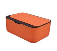 DECOMELODY Boîte Distributrice de Lingettes Humides Portable Conteneur Plastique Réutilisable avec Couvercle pour Protéger des Saletés pour Salon et Salle de Bain