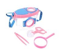 DECOMELODY Boîte Loupe Insecte pour Garçon Fille Kit Observation avec Double Lentille Magnifiant Nature Exploration Extérieure Éducative