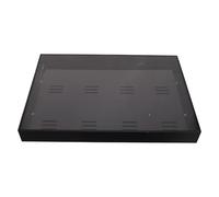 DECOMELODY Boîte Vitrine Acrylique Noire pour Médailles et Récompenses Académiques, Rangement Spacieux pour Jusqu'à 8 Médailles, pour Salle des Exploits Sportifs