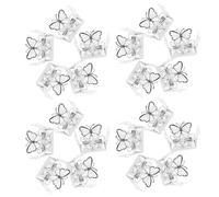 DECOMELODY Boîtes à Bonbons Creuses en Papier Miroir Argenté 50 Pcs Emballage Carré Ajouré Papeterie pour Chocolats Verrines à Dessert Shower Boîte de Chocolat pour Fêtes et Présents