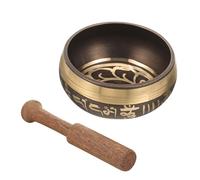 DECOMELODY Bol Chantant Tibétain avec Bol Décoratif Multifonction pour Yoga Mindfulness et Décoration Intérieure Style Aléatoire