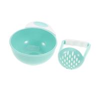 DECOMELODY Bol Manuel pour Couvercle Étanche Bol Presse Purée pour Fruits et Légumes Moulin à Aliments Portable sans Électricité pour Préparation Repas
