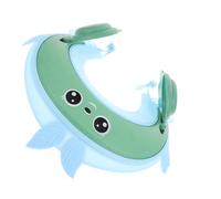 DECOMELODY Bonnet De Bain Bébé Réglable Pare-éclaboussures En Silicone Souple Bleu Pour Garçon Et Filles 0-18 Ans Protection Oreilles Et Visage Bain