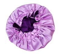 DECOMELODY Bonnet de Satin Élastique Garçon Fille avec Large Bord et Respirant Protection Cheveux Douce pour Nuit et Voyage