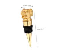 DECOMELODY Bouchon Bouteille Vin Créatif Alliage Alimentaire Joint pour Bouteilles de Vin Rouge Bière et Vinaigre Décor Animal Chien Étanche et Facile à Utiliser pour Bar Fête Restaurant