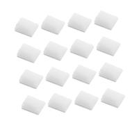 DECOMELODY Boucles de Fixation Auto-adhésives pour Barres Lumineuses Led, Clips en Nylon Blanc, Installation Facile, Pack de 100 Pièces, Fixation Murale sans Percer, Compact et Pratique