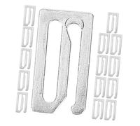 DECOMELODY Boucles en Fer pour Cape de Barbier 15 Pièces Réglables Accessoires Professionnels pour Salon de Coiffure, Fixation Sécurisée, Remplacements pour Tablier à Cheveux