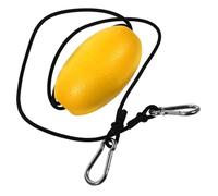DECOMELODY Bouée de Remorquage Flottante avec Crochet Corde Nylon Jaune pour Kayak Canoë et Accessoires