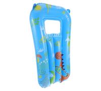 DECOMELODY Bouée Dinosaure Gonflable pour Piscine Garçon et Filles Fenêtre D’Observation sous-Marine Planche de Surf Flottante Bleue Légère et Portable Bodyboard Réutilisable pour Natation