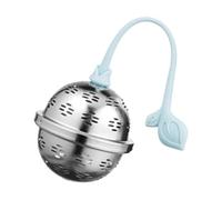 DECOMELODY Boule Infuseur Thé Acier Inoxydable avec Manche Silicone Filtre à Épices et Assaisonnement pour Thé Vrac et Cuisson Passoire Mailles Fines pour Amateurs de Soupe et Hot Pot