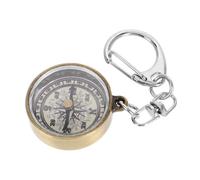 DECOMELODY Boussole Porte Clés Vintage Alliage Zinc Outil de Navigation et pour Camping et Randonnée