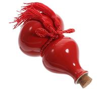 DECOMELODY Bouteille Céramique Gourde pour Vin avec Couvercle Étanche Décoration et Pot à Vin Santé pour Maison Petite et Légère