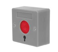 DECOMELODY Bouton Alarme Urgence sans Fil avec Clé de Réinitialisation Interrupteur Manuel pour Sécurité Toilettes Système Appel pour Personnes Âgées et Patients Handicapés