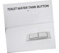 DECOMELODY Bouton de Chasse Eau Carré Double pour Réservoir de Toilette Mécanisme de Relevage Compatible Installation Facile Accessoire Wc Salle de Bain Pratique