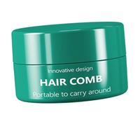 DECOMELODY Brosse à Cheveux de Voyage Peigne de Massage Plate Mini Portable Vert pour Femme Cuir Chevelu Sensible Démêlage Doux Légère et Compacte