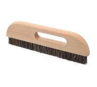 DECOMELODY Brosse à Encoller pour Papier Peint Grosse Taille en Crin de Cheval Manche en Bois de Hêtre Poils Longs Denses pour Pose Murale Pinceau Lisseur Multi-Usages pour Décoration et
