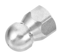 DECOMELODY Buse Haute Pression Acier Inoxydable pour Nettoyage Canalisation Accessoire Pratique pour Débouchage et Entretien Tuyau Égout Installation Facile et Durable