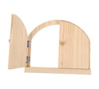 DECOMELODY Cache-Interrupteur en Bois Massif Double Porte Protection Murale Sécurisée et Décorative pour Interrupteurs Adapté Chambre Garçon et Filles et Salon Plaque de Sécurité