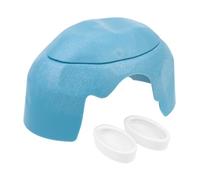 DECOMELODY Cachette Reptile Bleu Lac Tortue Caverne Décor Aquarium Résistant Eau pour Terrariums et Réservoirs Reptiles Abri Multifonction pour Tortues Terre et Aquatiques