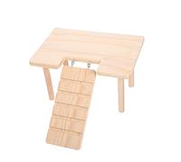 DECOMELODY Cage à Hamster avec Rampe Décorative pour Chinchilla Accessoire Multifonctionnel pour Rongeurs pour Exercices et Amusement