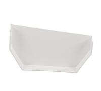 DECOMELODY Capuchon de Descente PVC Droit Accessoire Étanche pour Gouttière Intérieure Protection Bouchage Installation Facile pour Système de Drainage