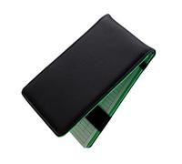 DECOMELODY Carnet de Score Portable PU Noir et Bloc Notes de Comptage de Points Pratique pour Enregistrement de Scores Accessoire Compact pour Joueurs
