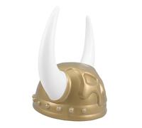 DECOMELODY Casque Viking Plastique Avec Et Motif De Crâne Accessoire De Costume Médiéval Pour Cosplay Fête Ou Jeu Pour Garçon Fille Et Adultes